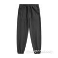 Autumn solid velvet tracksuit pants with bunched feet